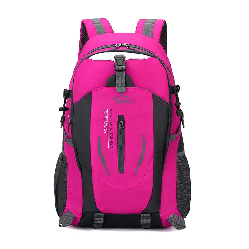 Outdoor hiking backpack, waterproof trekking rucksack, men's casual travel bag, new sports backpack for camping Peaceful Pleasures Health and Wellness pink