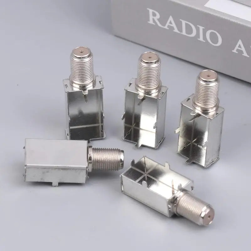 5/10Pcs IF 2414F With Integrated Imperial Threaded Connector M Shielding Box Coaxial Cable Connector High-Speed Data Transfer Peaceful Pleasures Health and Wellness
