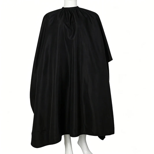 Waterproof Barber Cape | Professional Hairdressing Apron Barber Cape Apron Peaceful Pleasures Health and Wellness BLACK ONE