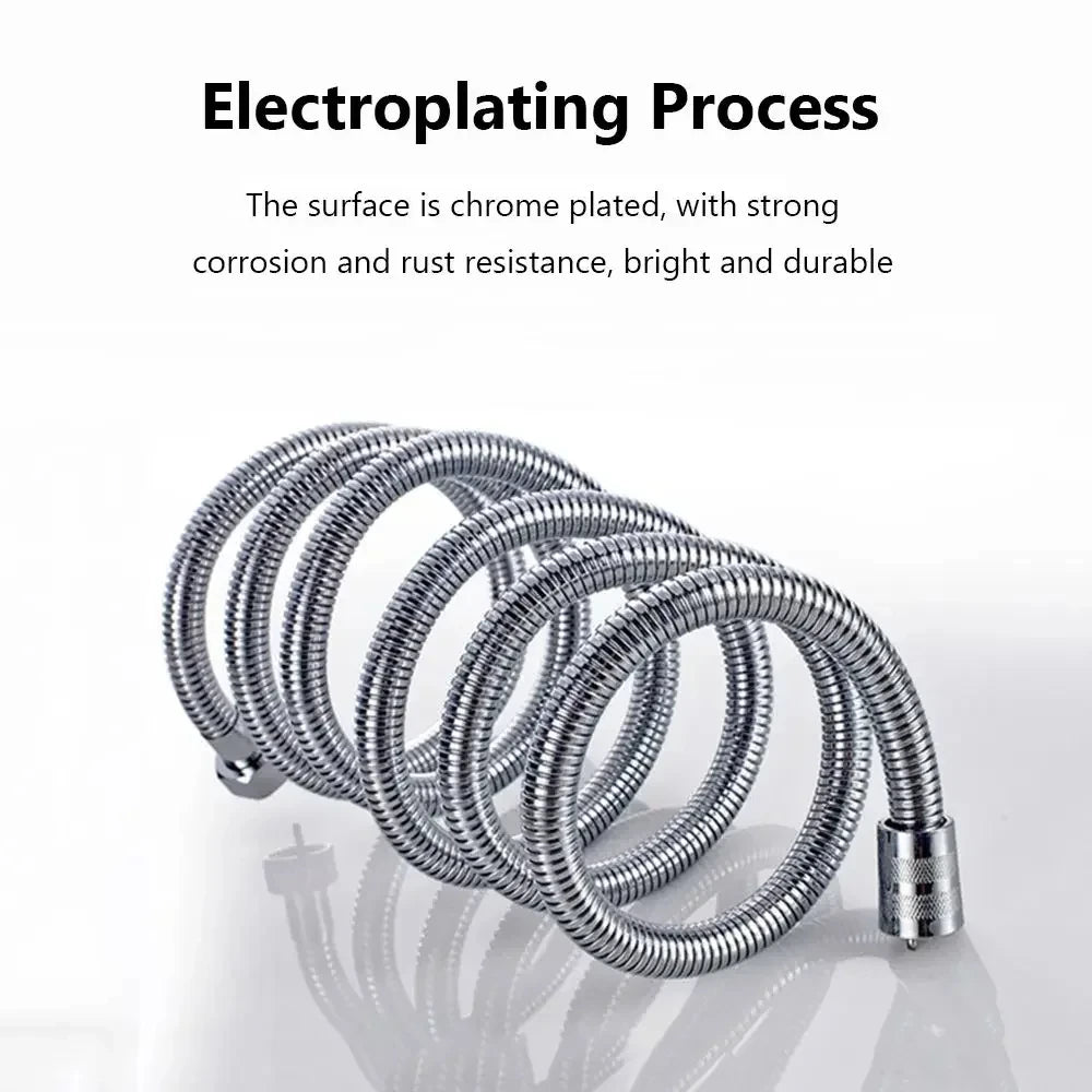 Flexible Stainless Steel Shower Hose 1–3m | Bathroom Pipe