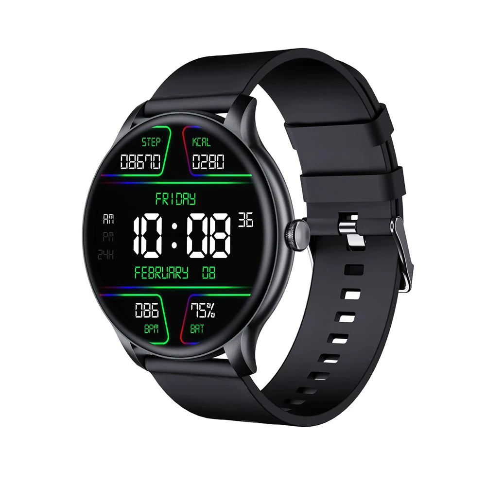 COTAUL Round Smartwatch | Bluetooth Call & Fitness Tracker