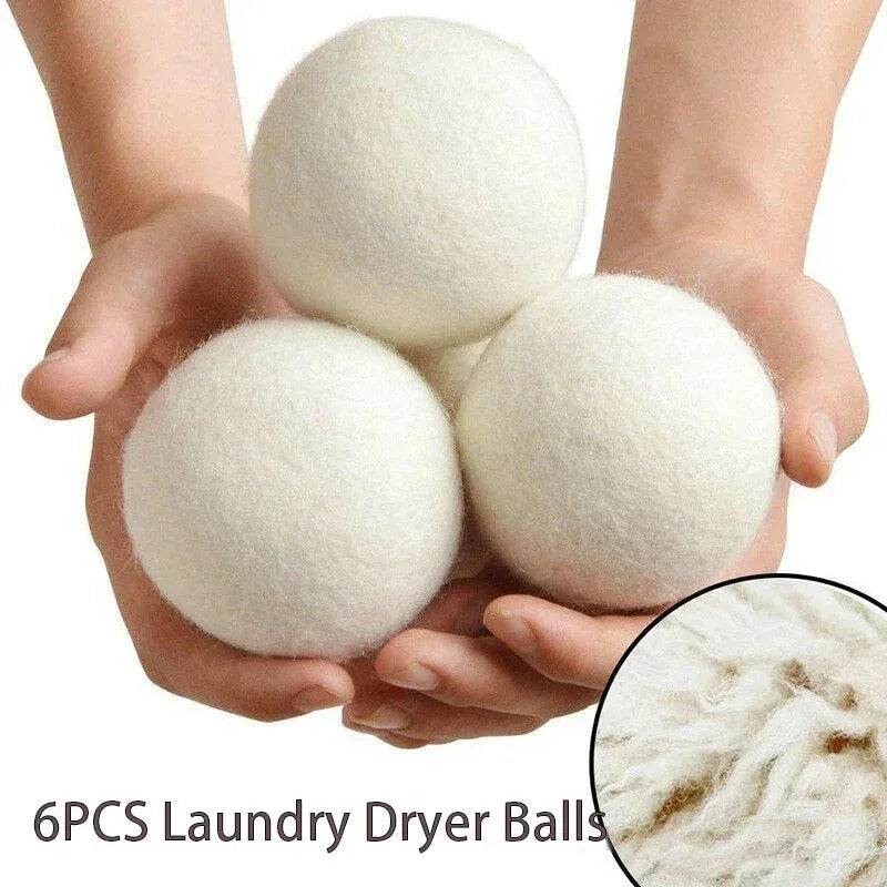 Clothes Wool Dryer Balls Laundry Tumble Dryer Balls 5cm Dryer Balls Laundry Softener Reusable Home Washing Machine Accessories Peaceful Pleasures Health and Wellness