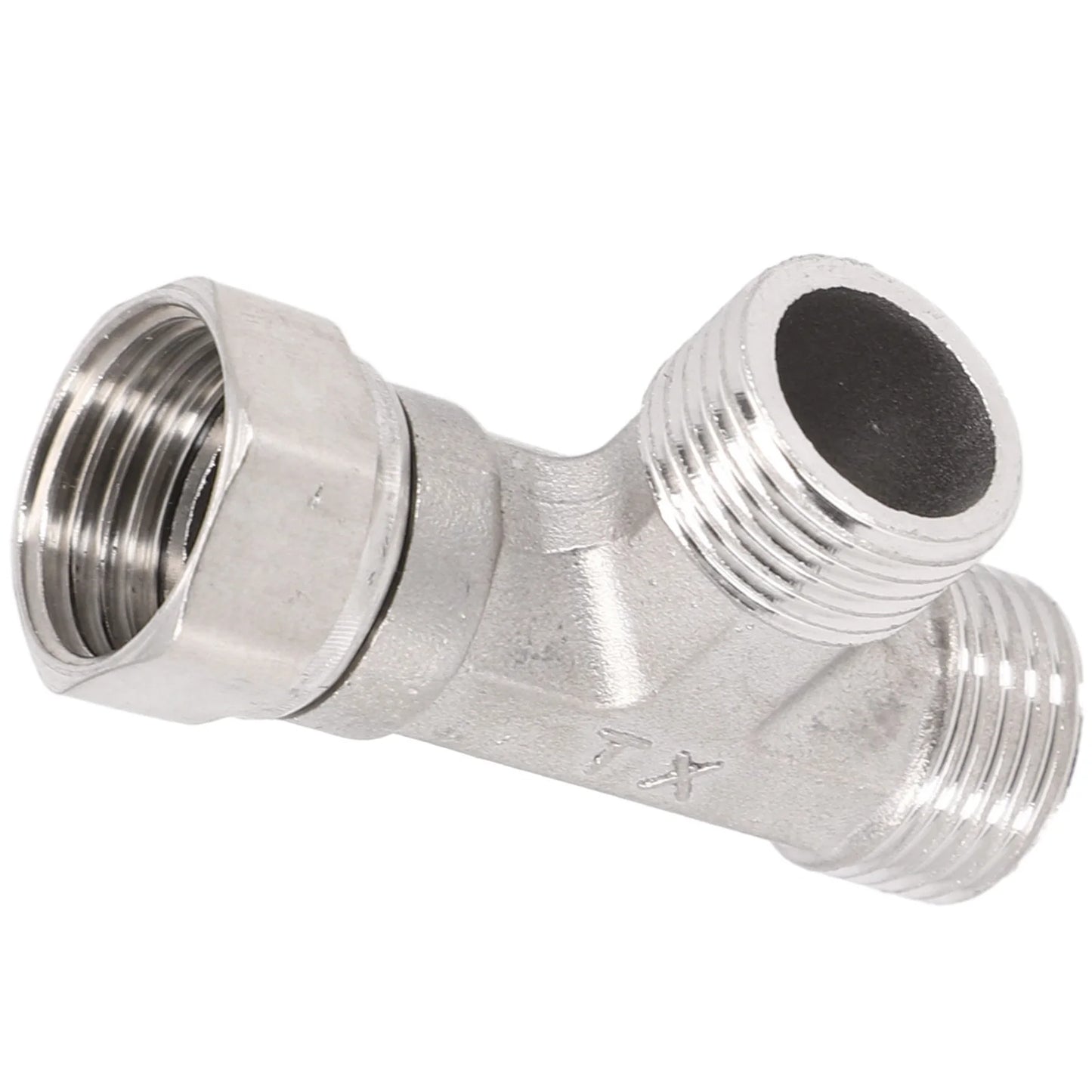 G1 2 T-adapter 3 Ways Valve Toilet Diverter Stainless Steel Bidet