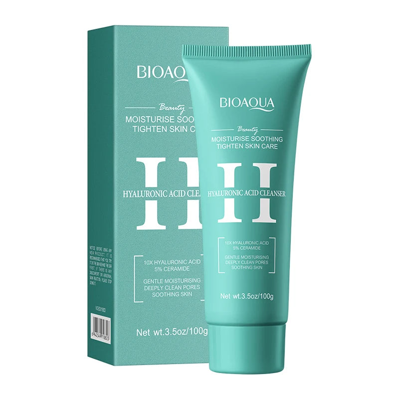 BIOAQUA Hyaluronic Acid Foaming Face Wash | Moisturizing Cleanser