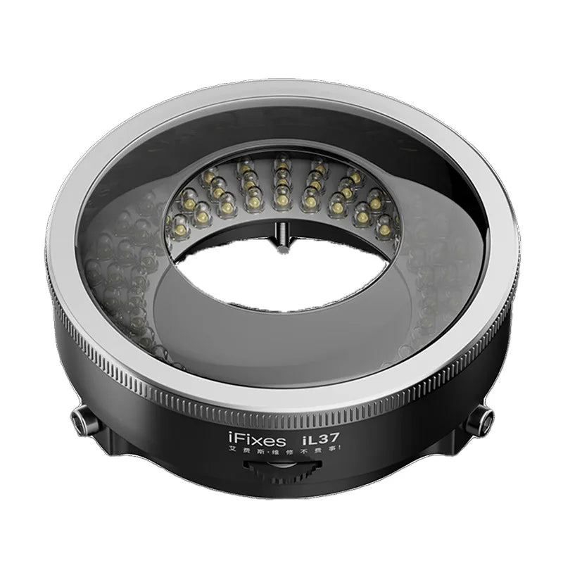 IFixes IL37 Microscope Polarized 96 LED Ring Light Lamp Anti Glare Illuminators Remover Glare Restoring Colors Soldering Repair Peaceful Pleasures Health and Wellness 96-LEDs