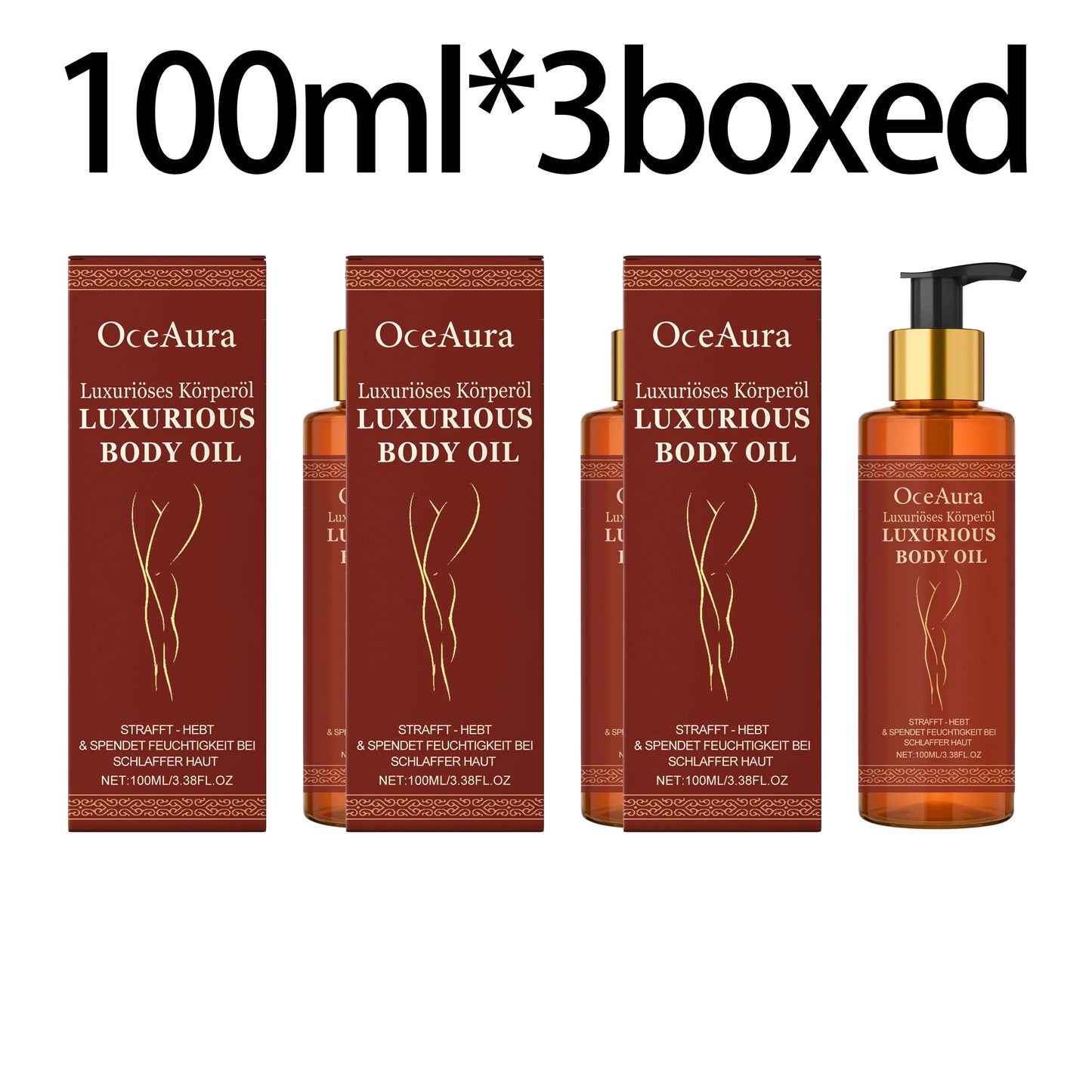 OceAura Firming Body Oil – Skin Tightening Anti-Cellulite