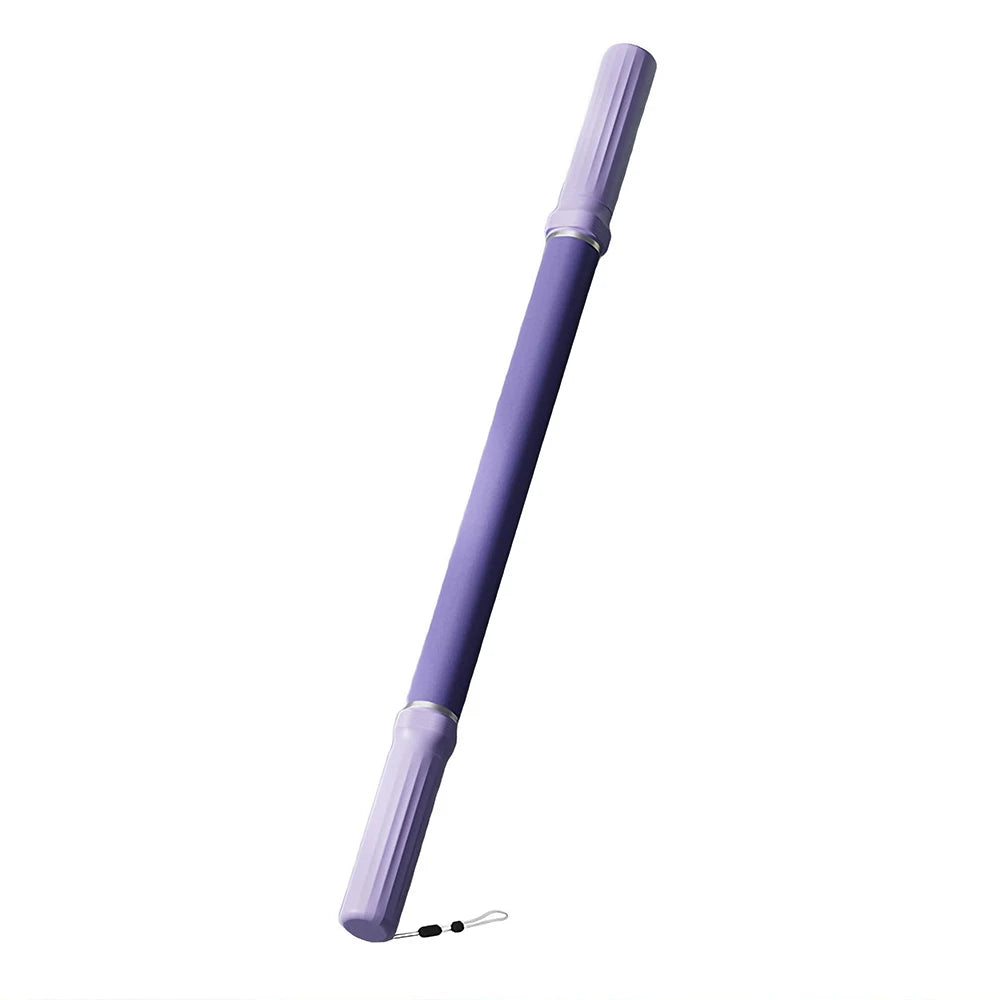 Yoga Stick For Stretching Relaxation Tool Roller Hunchback Corrector Open Back Standing Training Stick for Fitness Accessories Peaceful Pleasures Health and Wellness Purple
