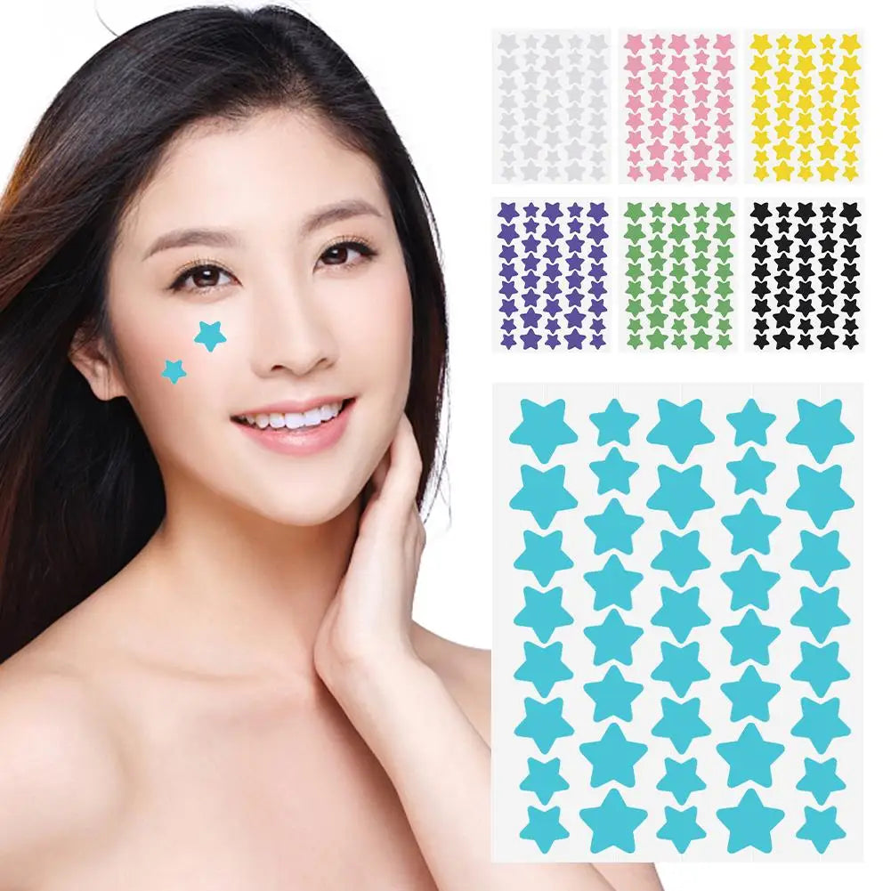 40-Pack Star-Shaped Pimple Cover Patches | Colorful & Cute