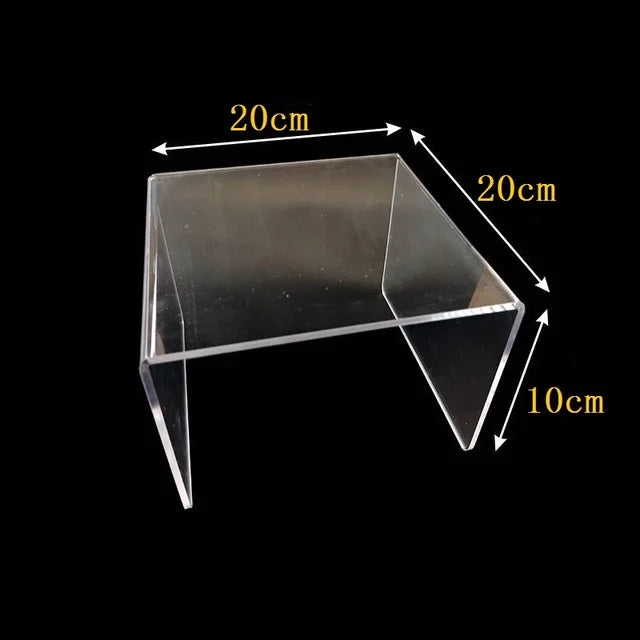 U-Shape Acrylic Display Risers – 15 Sizes for Jewelry & Figures