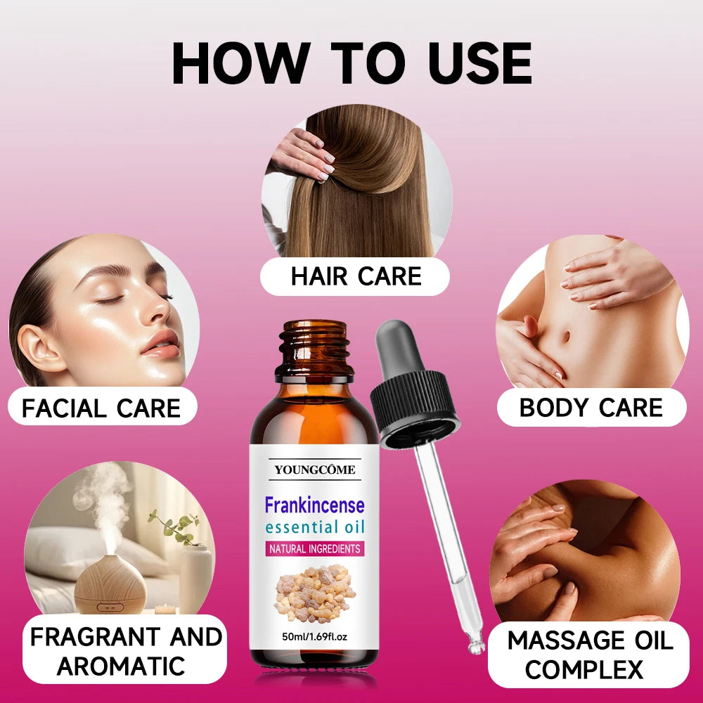 Frankincense Hair Essential Oil – Moisturizes, Softens & Reduces Hair Loss Hair Care Oil Spray Peaceful Pleasures Health and Wellness