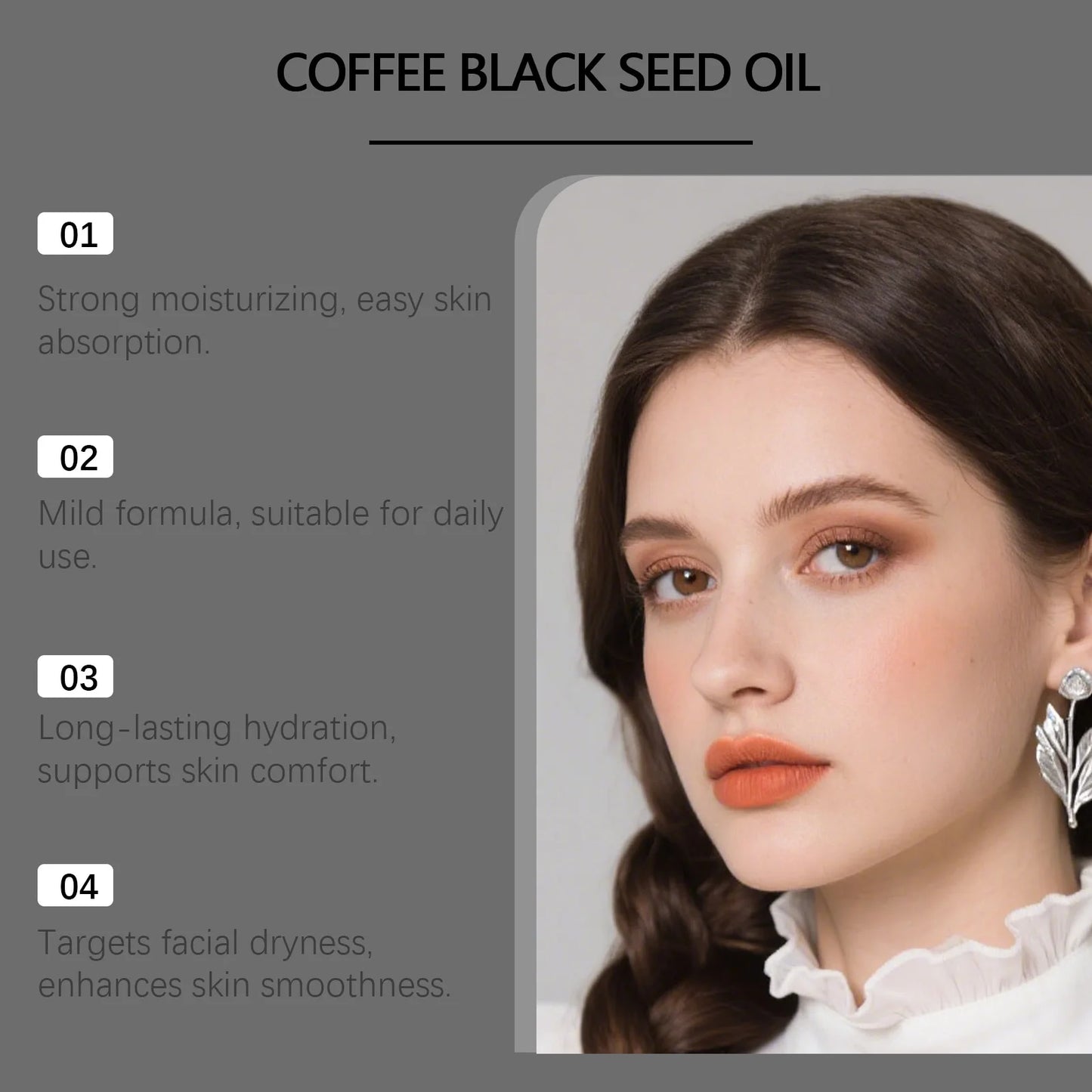 Black Seed Oil Face Serum with Coffee Extract – Glow & Hydrate