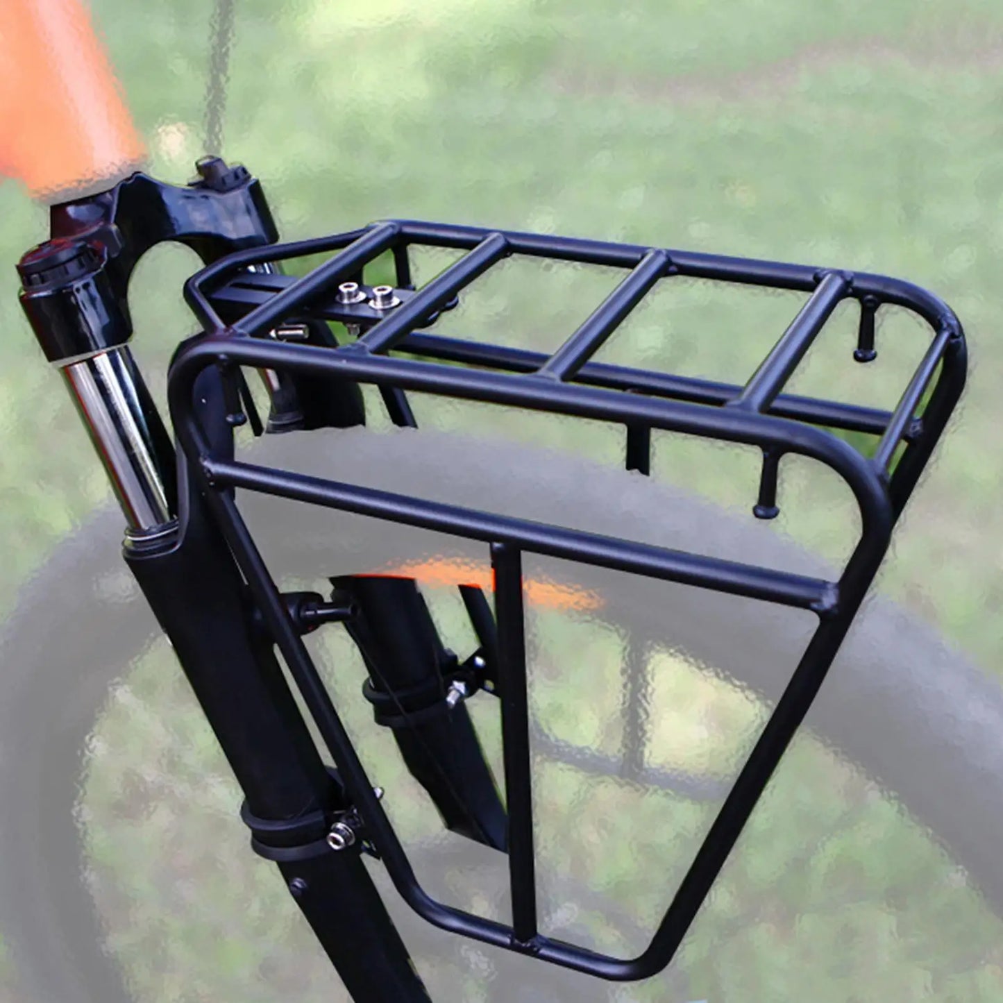 Steel Bicycle Front Fork Cargo Rack | Road & Mountain Bike