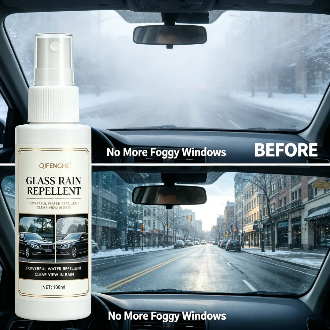 Car Rain Repellent Spray 100ml – Hydrophobic Windshield Coating