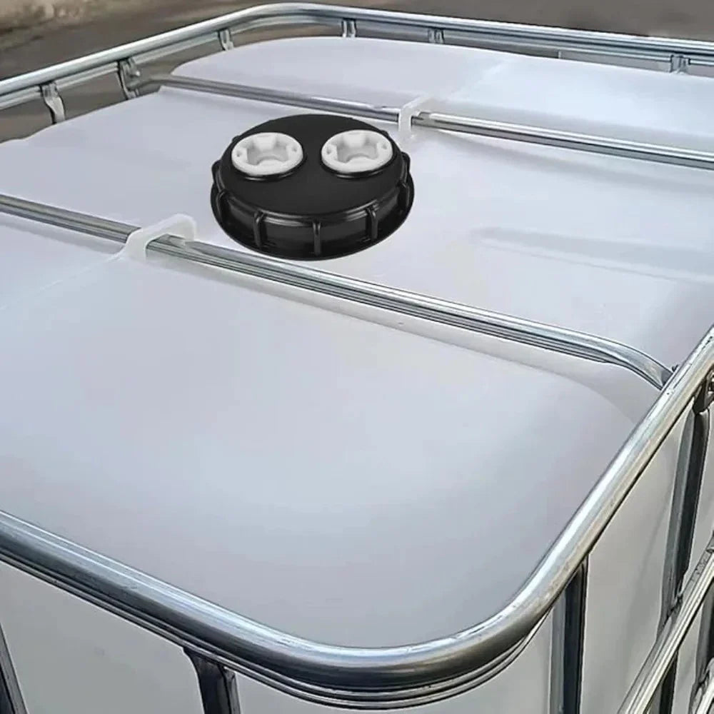 IBC Tank Lid 16.3 Coarse Thread Cap with Breather Valve 1000L
