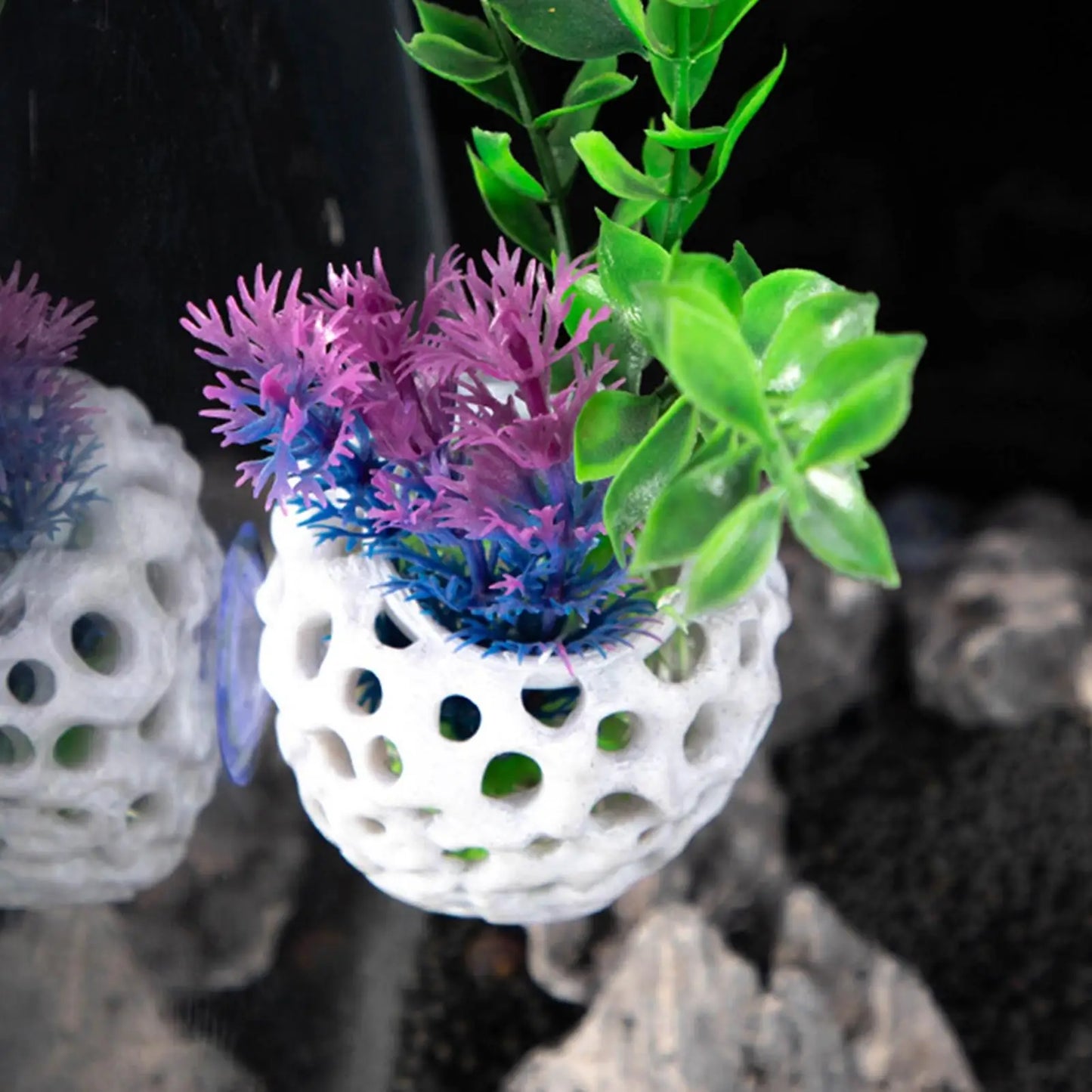 Coral Stone Aquarium Shrimp Hide & Fish Tank Decoration