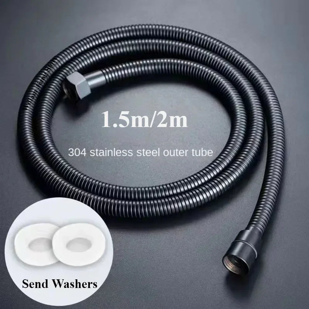 Flexible SUS304 Stainless Steel Shower Hose 1.5M & 2M
