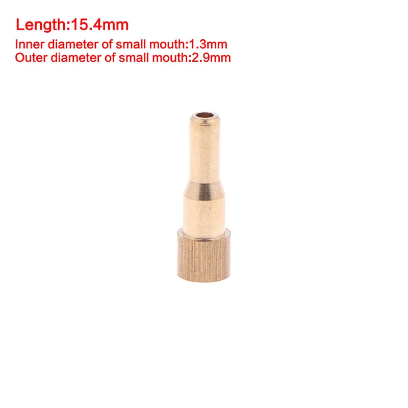 Reusable Brass Butane Gas Adapter Nozzle for Lighter Refill
