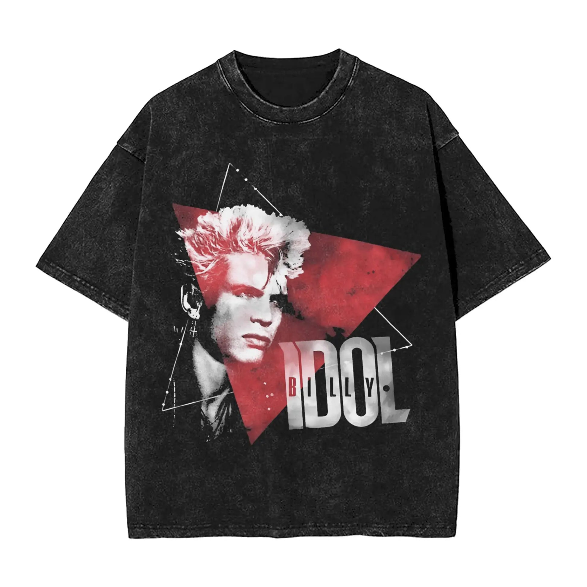 Billy Idol T Shirt Beach Superstar Y2K Retro T-Shirts Cotton Harajuku Tee Shirt For Man Short Sleeve Design Tops Peaceful Pleasures Health and Wellness black M