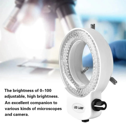 144 LED Microscope Ring Light – Dimmable Non-Flickering Illuminator Microscope Ring Light Oasis Select