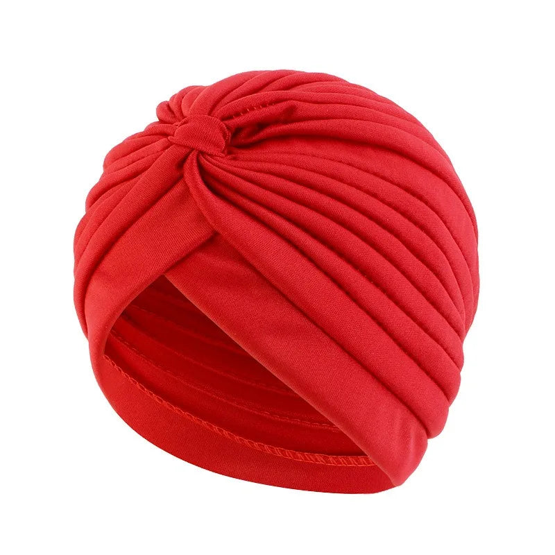 Velvet Turban Head Wrap Scarf for Women – All-Season Headwear Turban Head Wrap Peaceful Pleasures Health and Wellness Red
