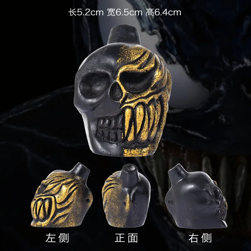 Aztec Death Whistle Party Props Resin Skull Venom Ghost
