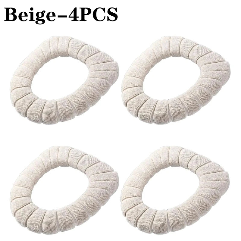 Plush Toilet Seat Cover Cushion – Warm Soft Pad 1/2/4 PCS