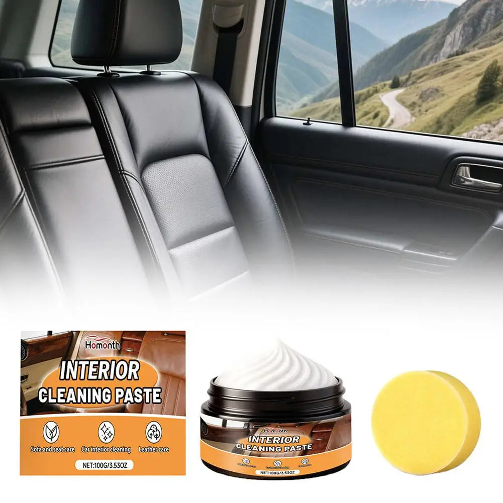 Multifunctional Leather Care Maintenance Oil Cleaning Cream for Car Interior Leather Seat Sofa Bag Shoes Jacket Care Polishing/v Peaceful Pleasures Health and Wellness