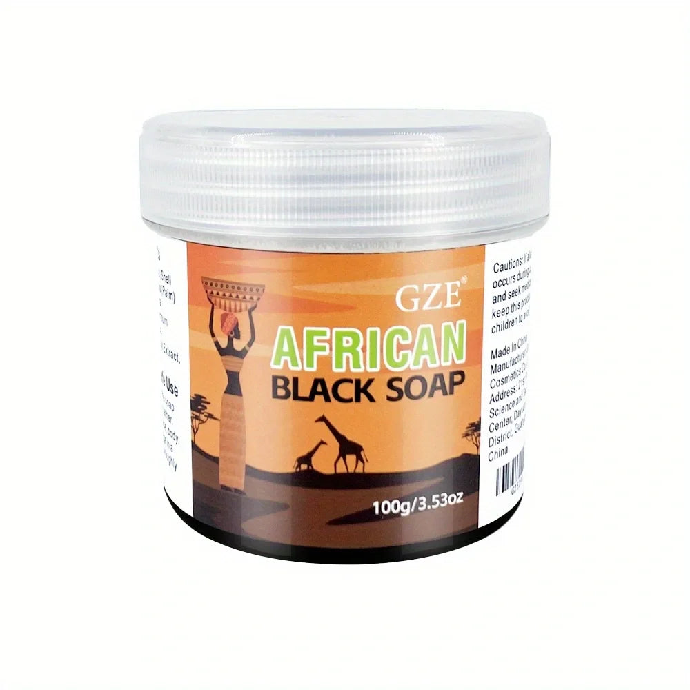 African Black Soap 3-in-1 Face, Hair & Body Cleanser – 100g