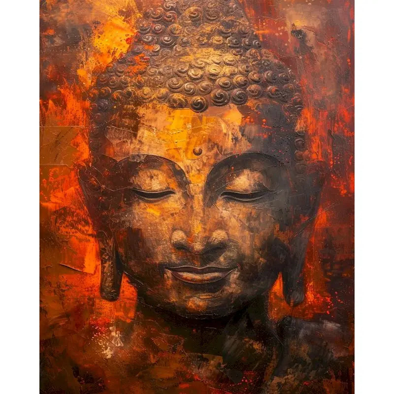 GATYZTORY Painting By Numbers Coloring By Numbers Buddha Canvas Painting For Adults Personalized Gift Handmade Diy Set Artwork Peaceful Pleasures Health and Wellness 999-1 20x30cm Unframed