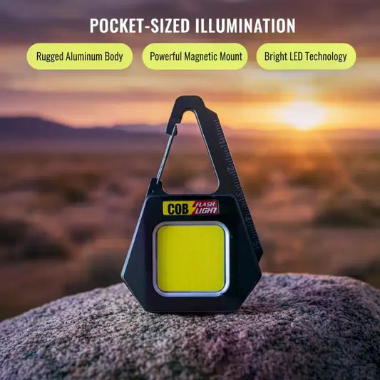 COB LED Type-C Rechargeable Flashlight | Camping & Emergency LED Rechargeable Torch Peaceful Pleasures Health and Wellness