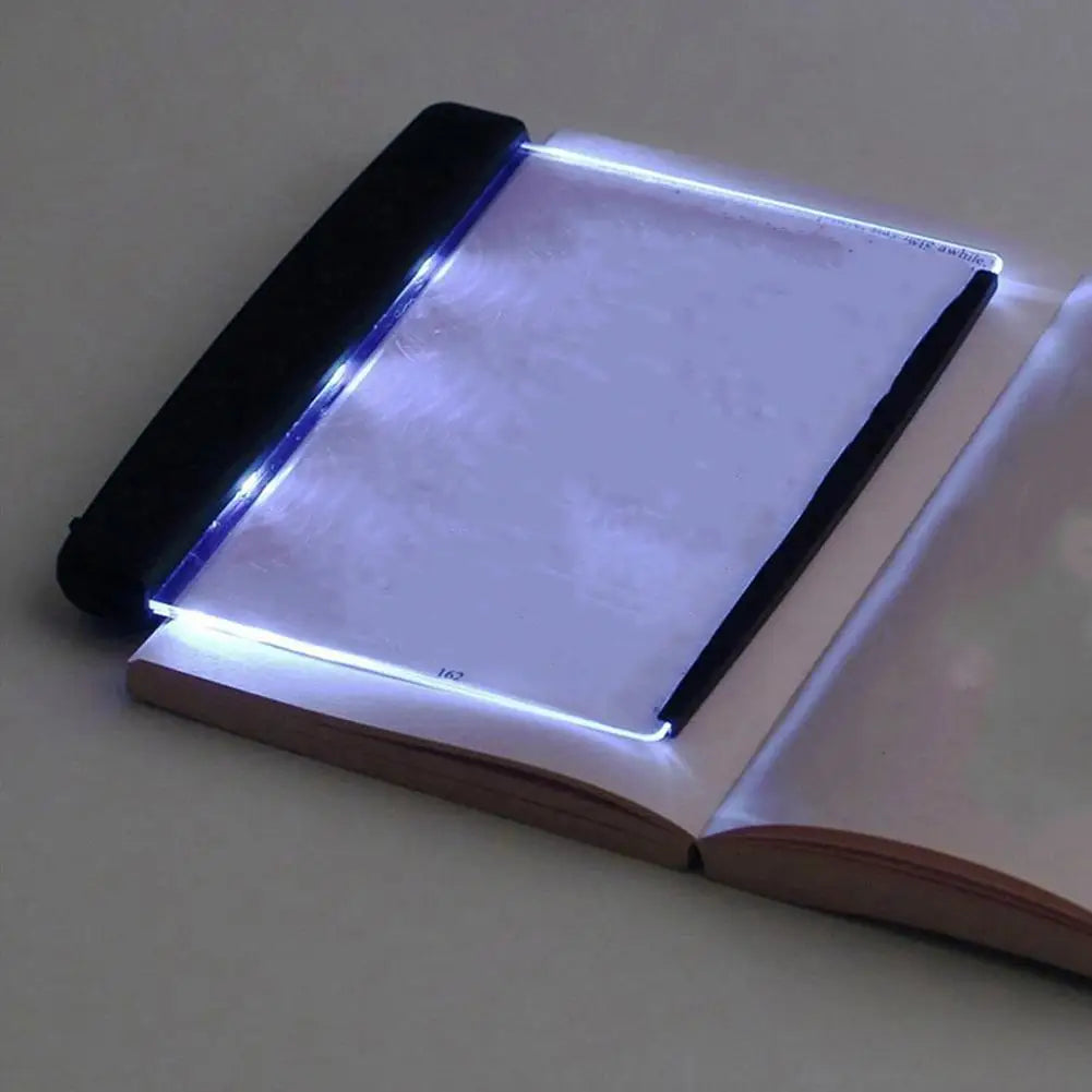 LED Flat Panel Book Light – Portable Reading Lamp & Bookmark
