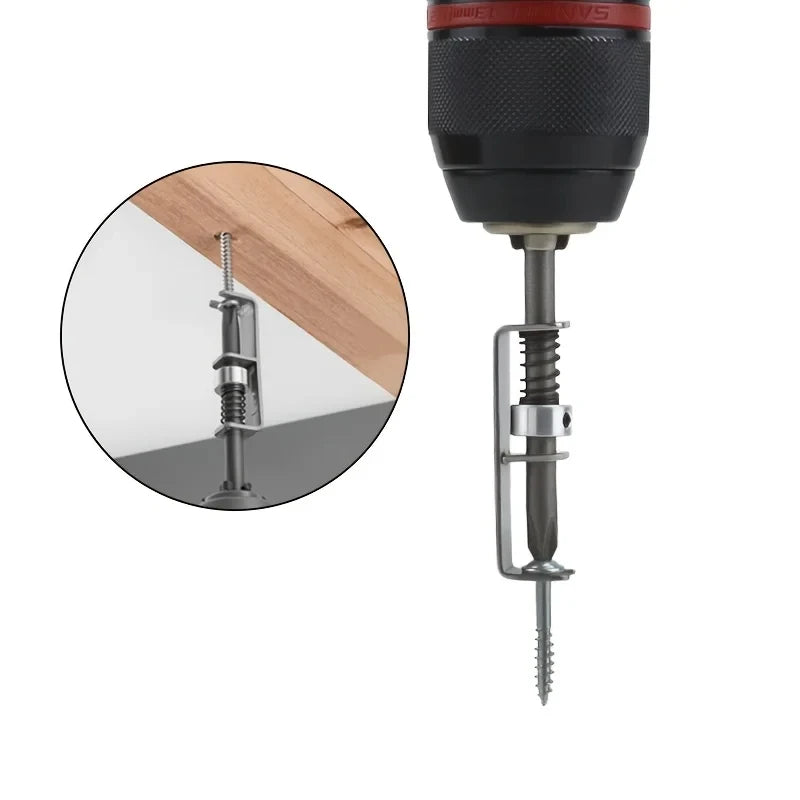 1/2pcs Screw Bit Holder Spring-Loaded Screw Holder Retaining Adapter Tool Quick Release Attachment Garage Repair Hardware Home Peaceful Pleasures Health and Wellness