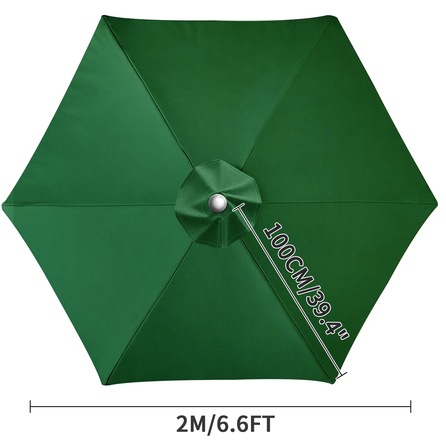 Waterproof Patio Umbrella Replacement Canopy | 6 & 8 Ribs