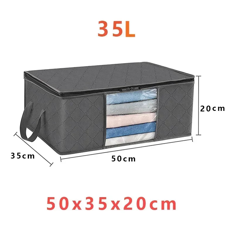 Large Capacity Clothes Storage Bags with Handle | 1/3 Pack
