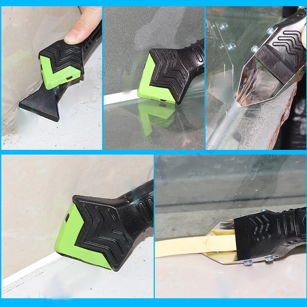 Silicone Spatula Remover Window Cleaning Tool Sealant Smooth Remover Squeegee Caulk Organizer Silicon Scraper Smooth Grout Kit Peaceful Pleasures Health and Wellness