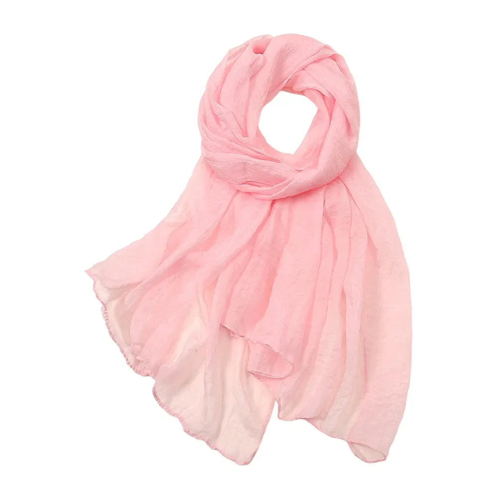 Women's Soft Chiffon Scarf – Lightweight Summer Shawl Wrap