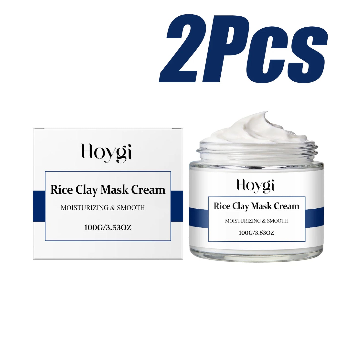 Rice Clay Face Mask – Brightening, Pore Cleansing & Hydrating