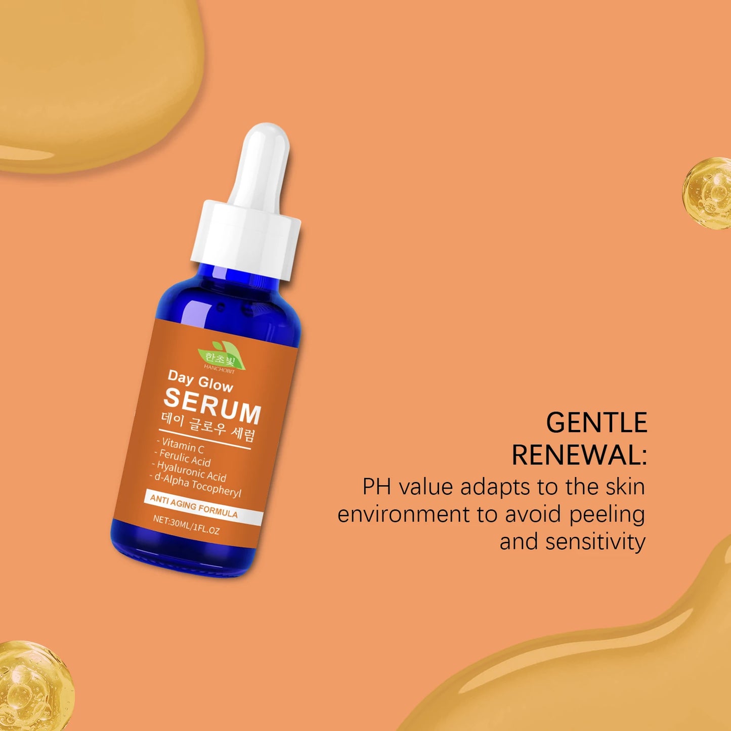 Vitamin C & Hyaluronic Acid Serum – Brighten & Hydrate Skin