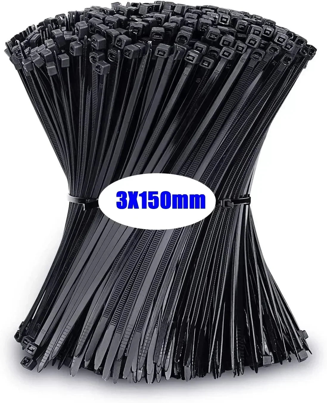 Self-Locking Nylon Cable Ties | 100–1000 Pcs Zip Tie Set