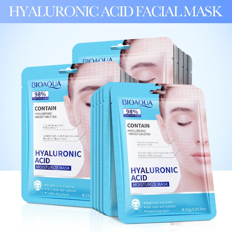 BIOAQUA 10-Pack Hyaluronic Acid Retinol Collagen Face Masks