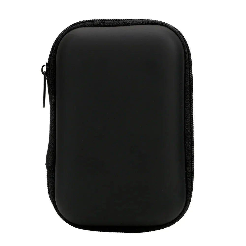 Portable PU Zipper Travel Cable & Electronics Organizer Bag