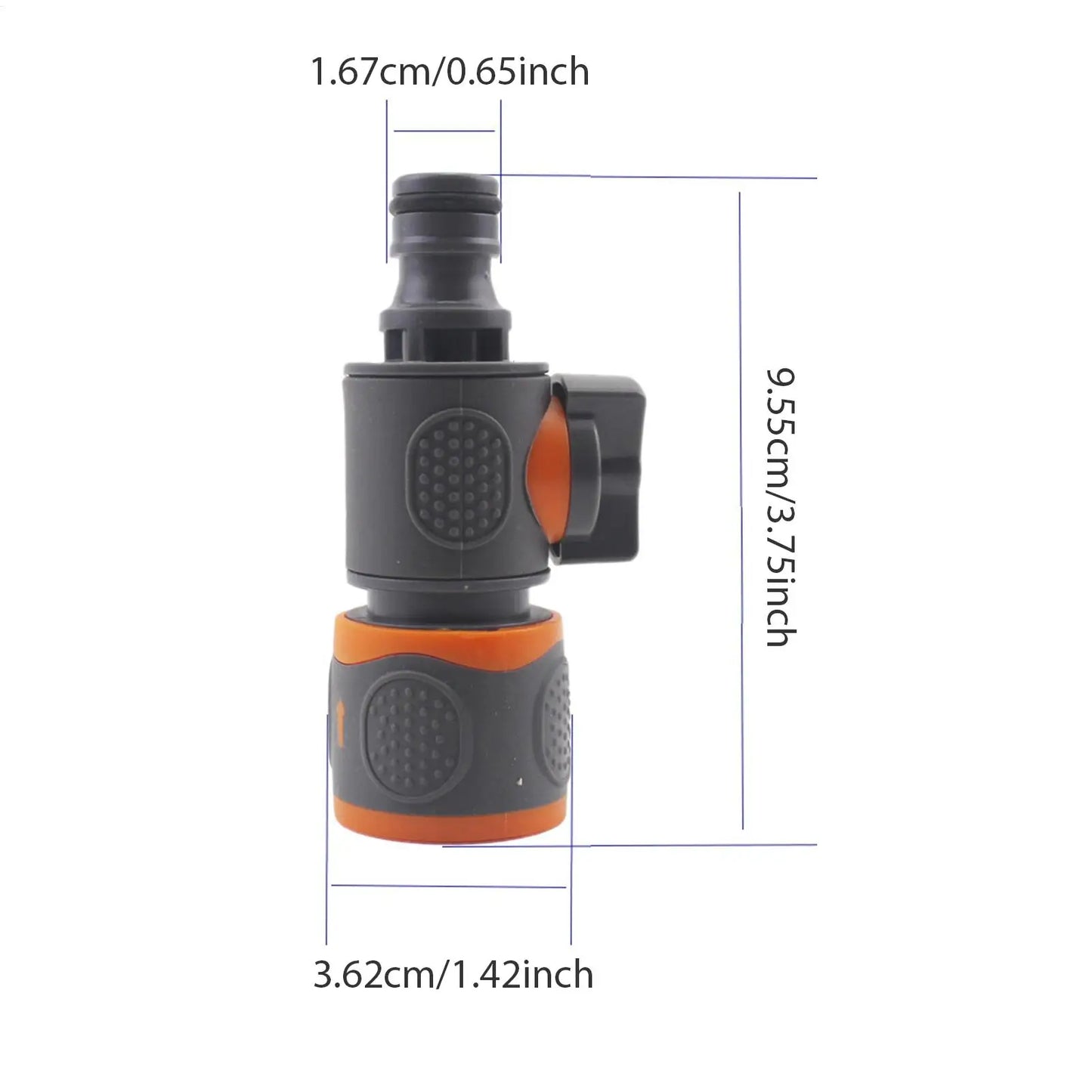 Quick Connect Garden Hose Adapter with Stop Valve | Easy Install