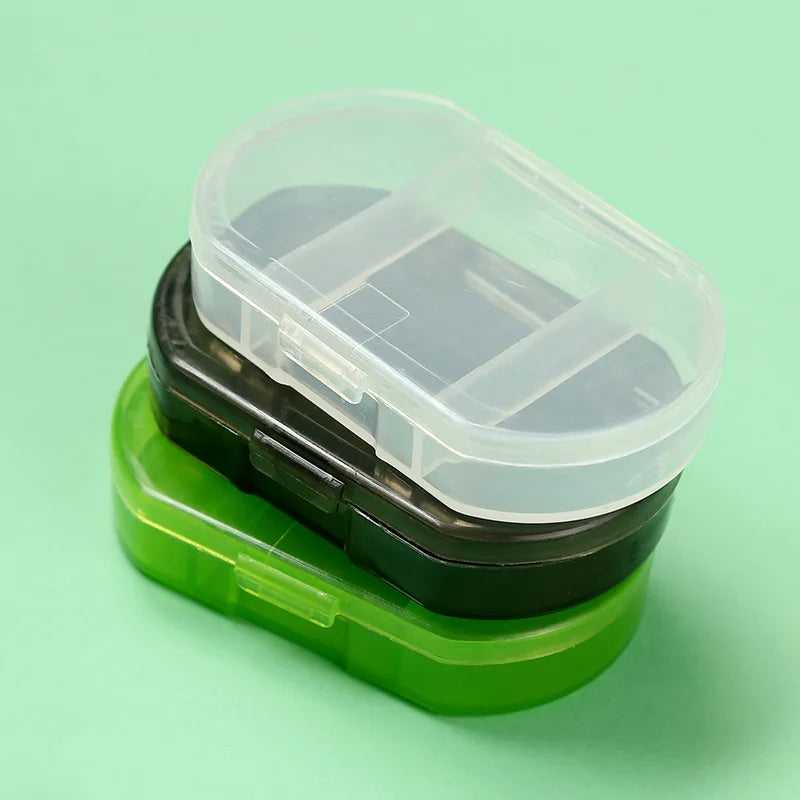 Mini Travel Pill Organizer | 2 & 3 Grid Portable Tablet Case