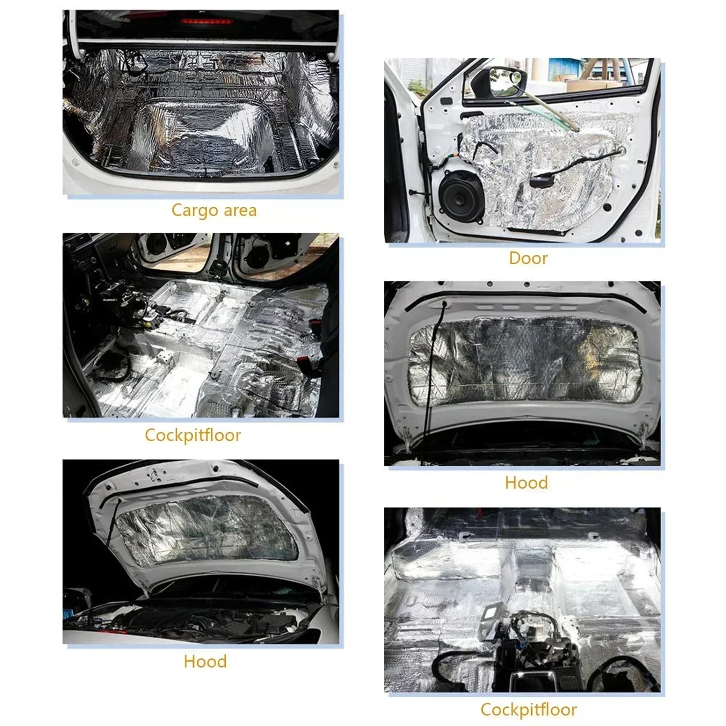Car Sound Deadening Mat – Acoustic & Heat Insulation Foam