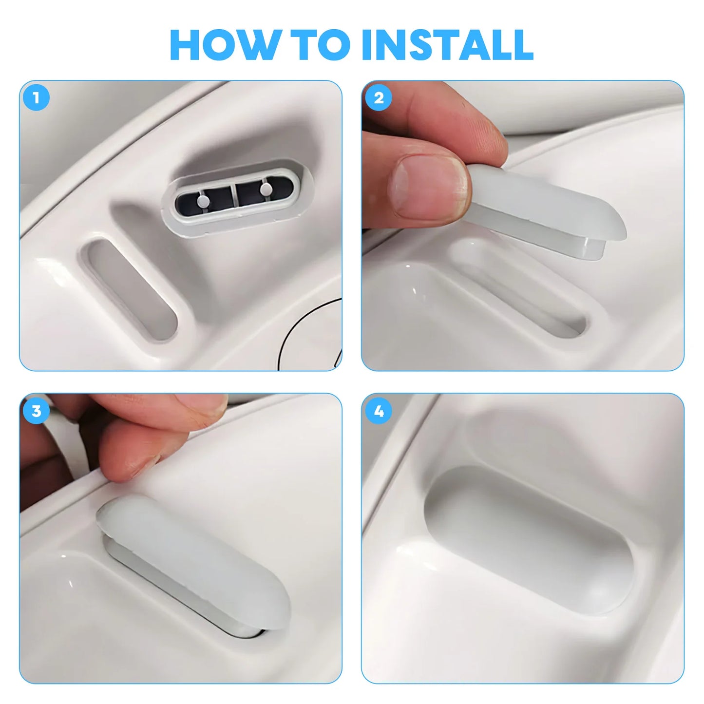 10pcs Toilet Seat Bumper Sprayer Toilet Lid Cushion Pad Toilet Seat Pad Buffers Stop Bumper Toilet Lid Bumper Bathroom Hardware Peaceful Pleasures Health and Wellness