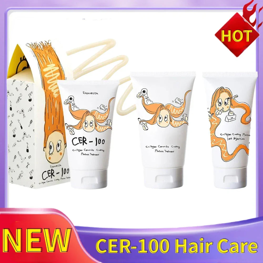 Korean Cer-100 Hair Conditioner - Protein Care Agent, Protein Coating Solution, Collagen Keratin Improve Frizz, Smooth,Hair Care Peaceful Pleasures Health and Wellness