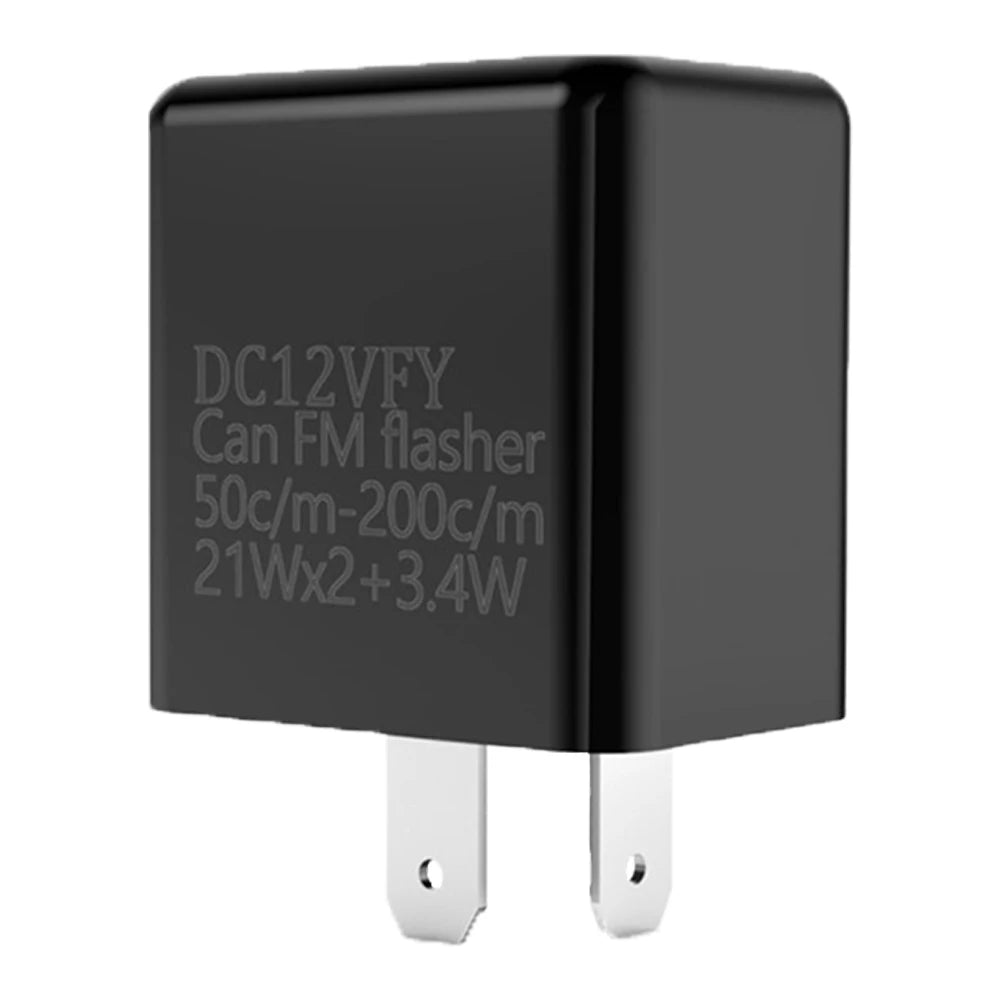 DV 12V Frequency Relay Adjustable Turn Signal Indicator 3 Gear Fix Motorcycle Flasher Multiple Protection Motorbike Flasher Peaceful Pleasures Health and Wellness Black