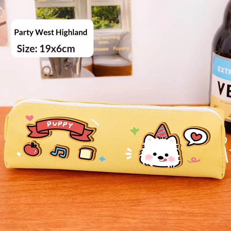 Cute Cartoon Pencil Case – Student Pen Box & Stationery Organizer