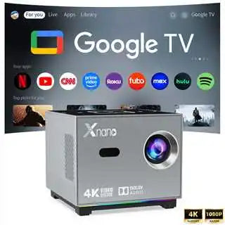 Xnano X3 Smart Projector 720P 4K Android 11 WiFi 6 Home Theater Peaceful Pleasures Health and Wellness