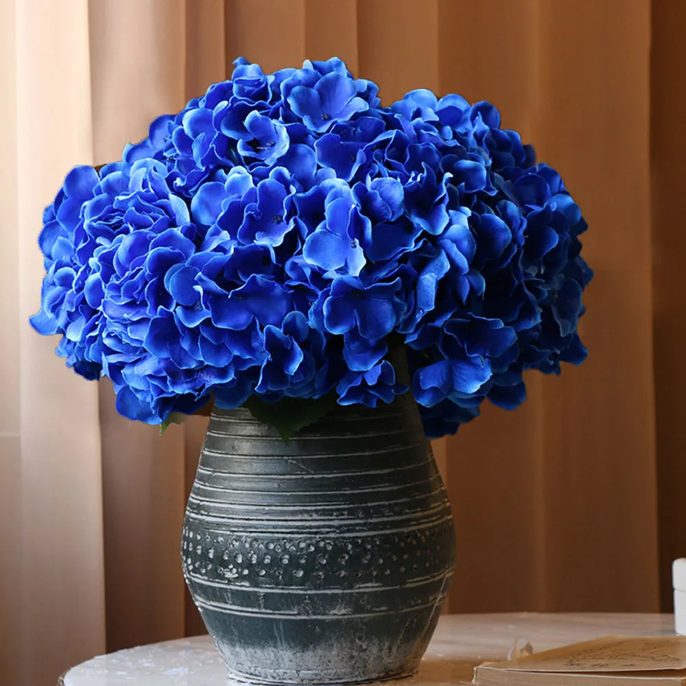 Silk Hydrangea Artificial Flowers 58cm Bouquet – Home & Wedding